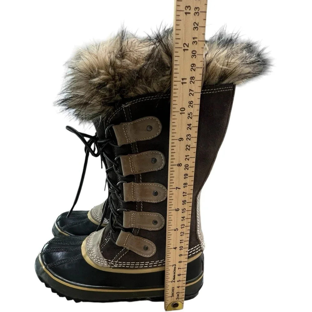 Sorel Joan of Arctic Size 6 Faux Fur Women's Waterproof Winter Boots 4.5 UK